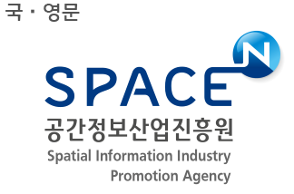 spacen 공간정보산업진흥원 Spatial Informaiton Industry Promotion Institute 국영문 ci